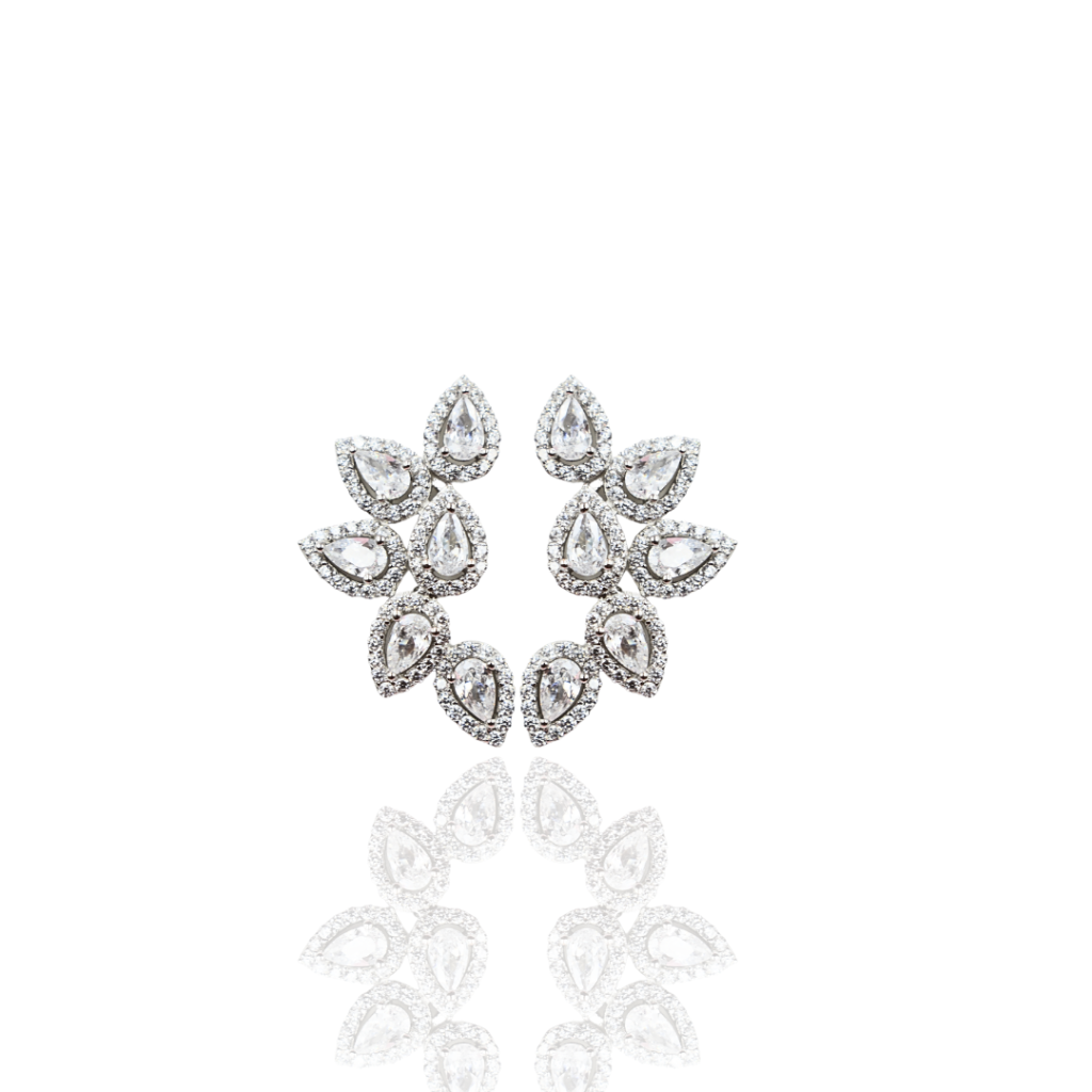 statement style bridal earrings